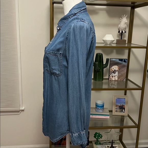Denim Button Down - Picture 3 of 9